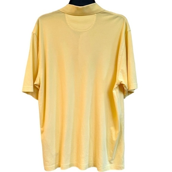 GREG NORMAN, PLAY DRY, MENS YELLOW, SHORT SLEEVE POLO, GOLF SHIRT. SIZE M - Picture 2 of 8
